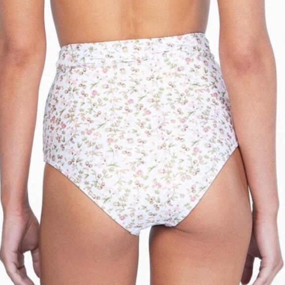 Peony La Boheme High Waist Belted Bikini Bottom - Picture 3 of 12